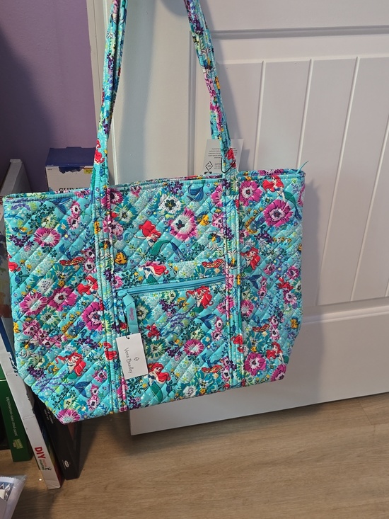 Vera Bradley Handbags - Vera Bradley Little Mermaid Large Quilted Tote Bag